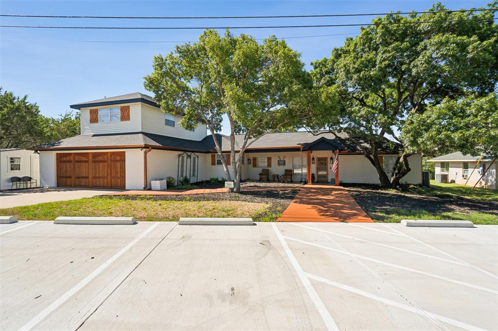 a house view with a outdoor space