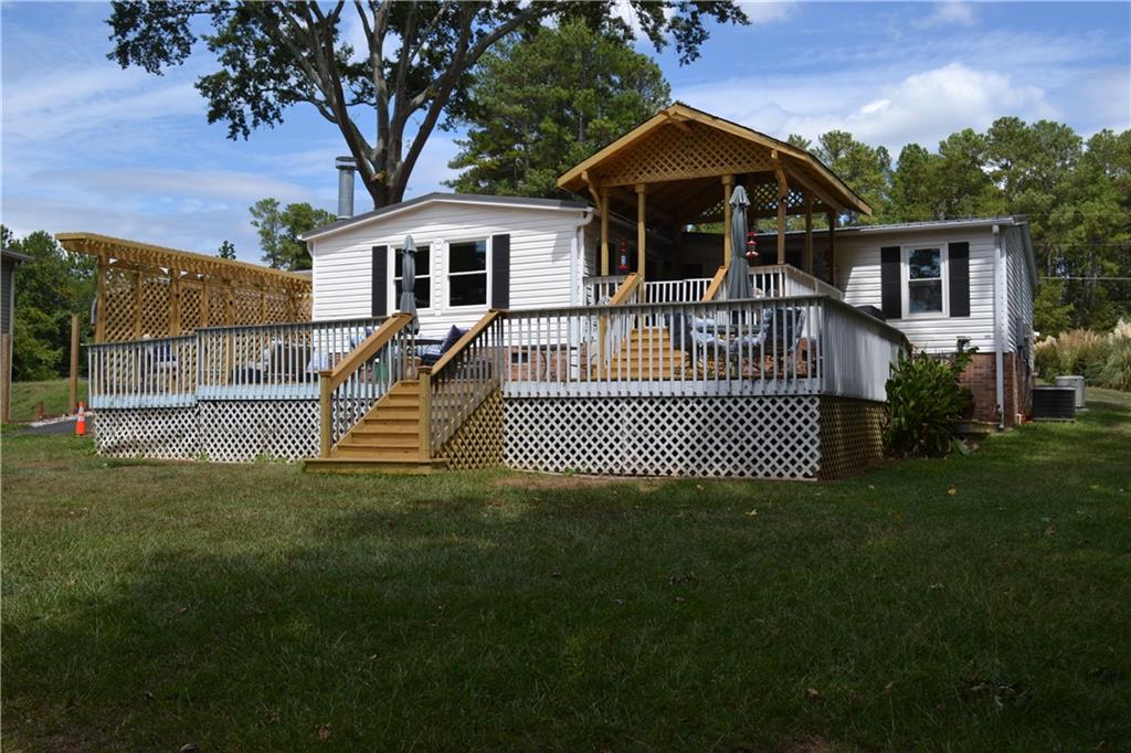 Lakeside View of Home