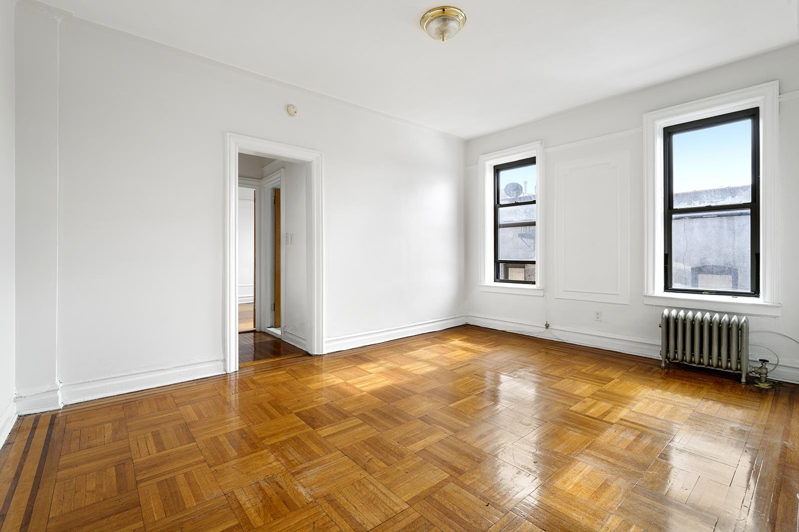 a view of an empty room with window