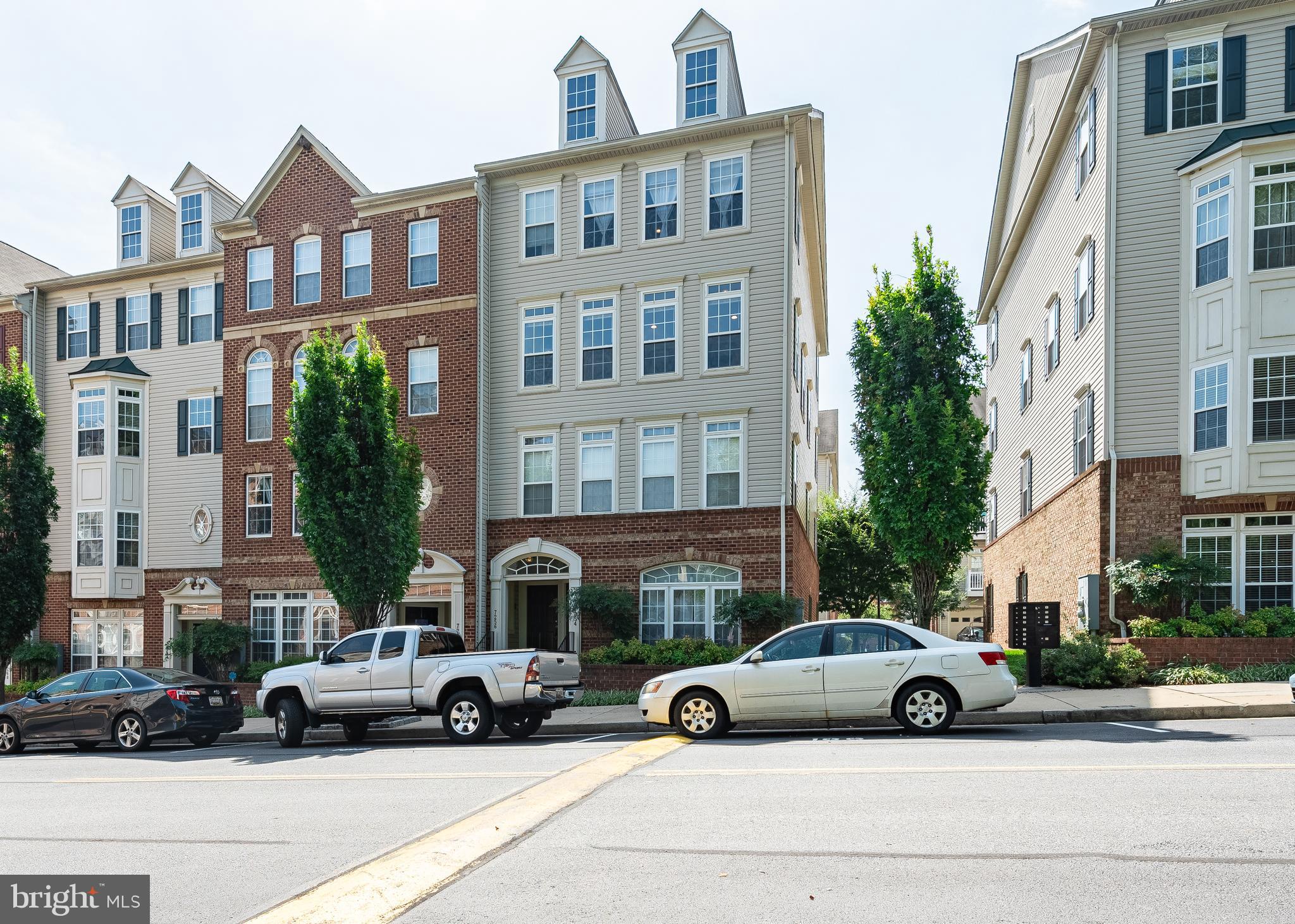 Exterior of townhouse