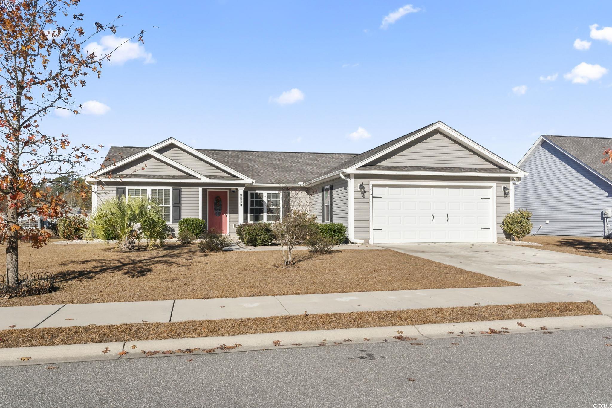 Ranch-style home featuring a 2-car garage