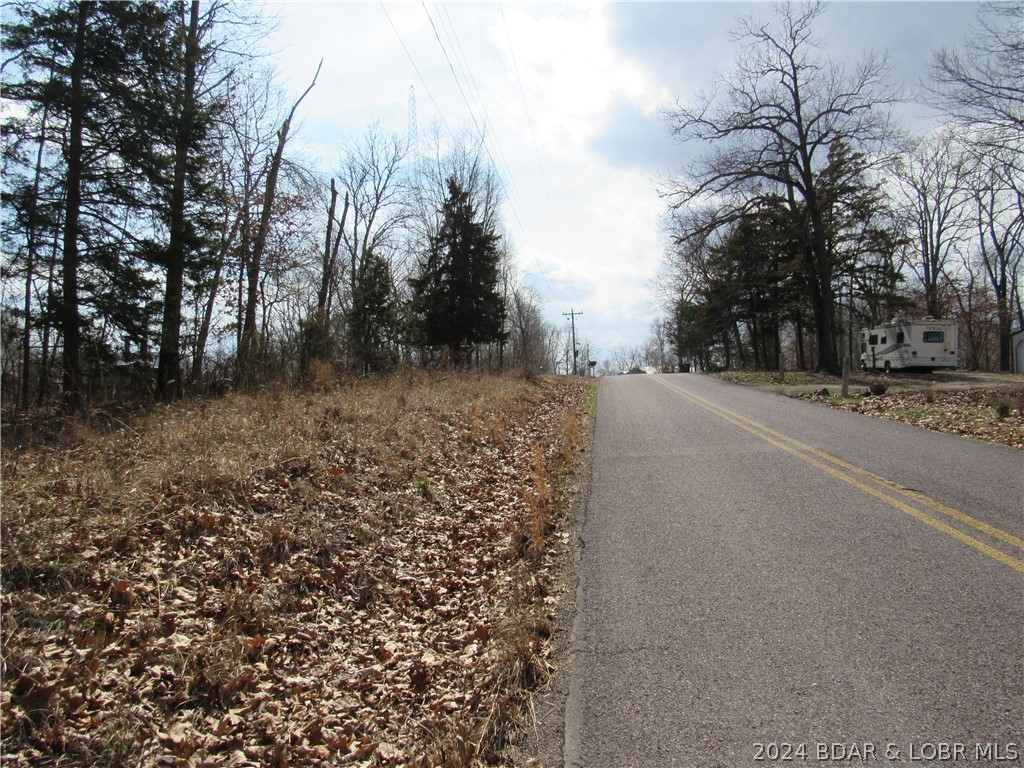 Property on left side of paved road