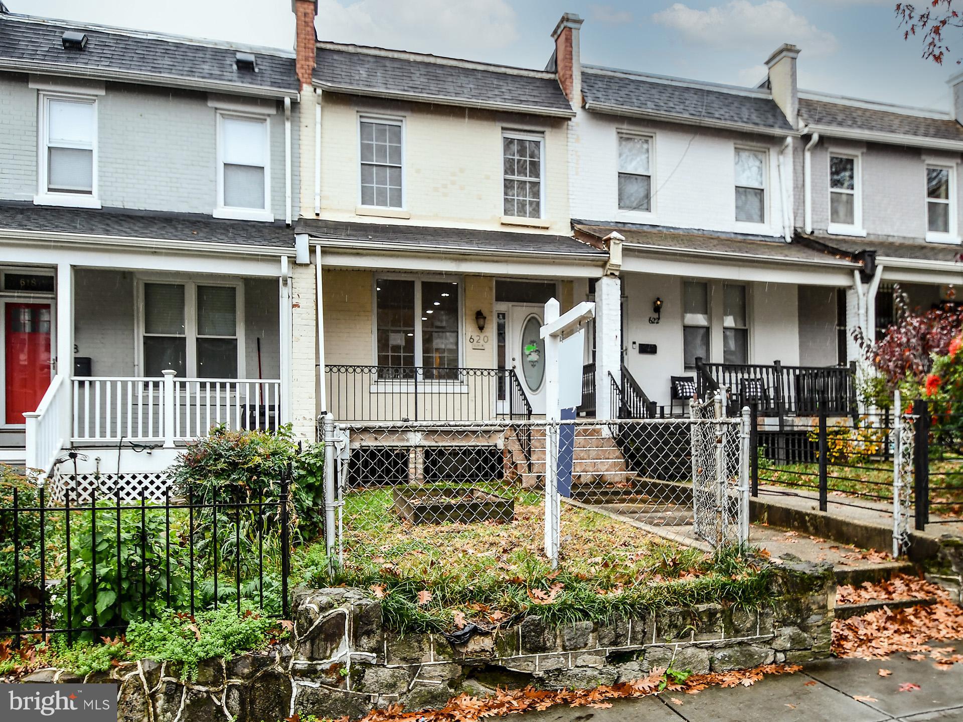 front view of a house with a porch