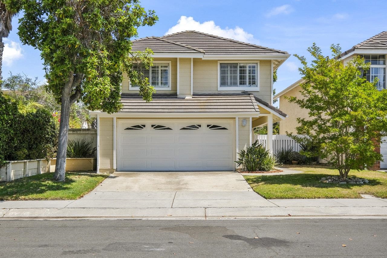 front view of house with a yard