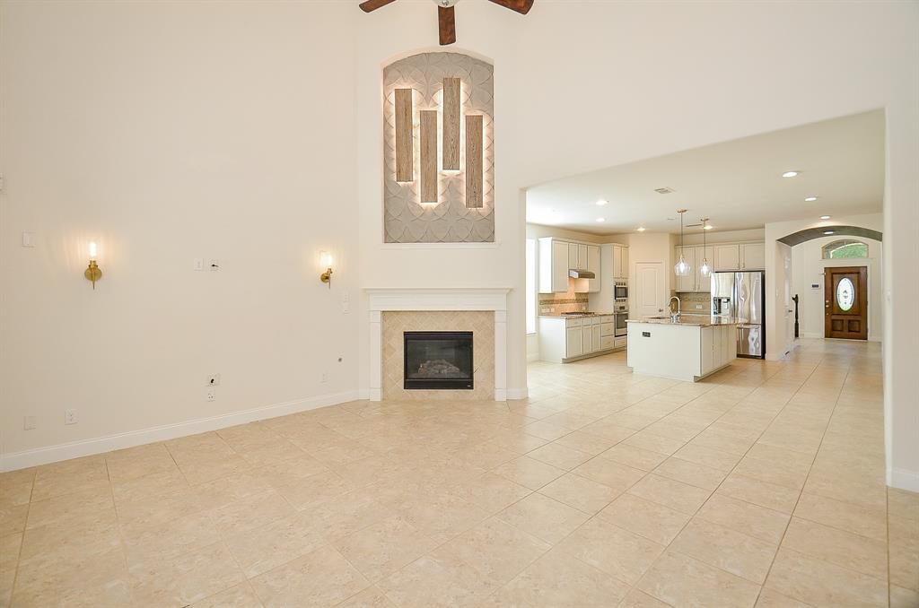 a view of a livingroom with a fireplace