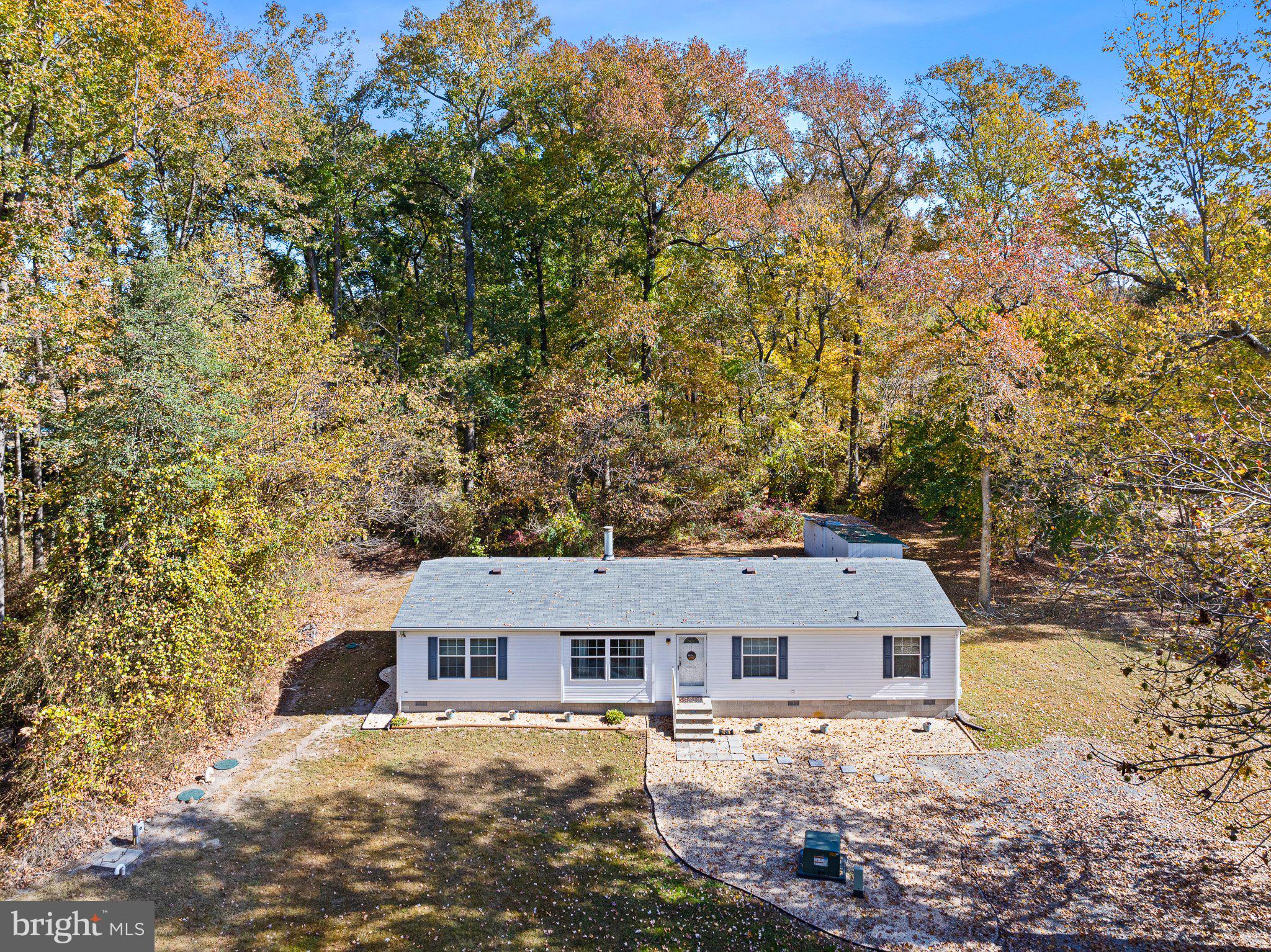 front view of house with a yard