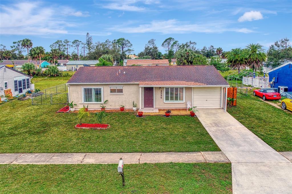 a aerial view of a house