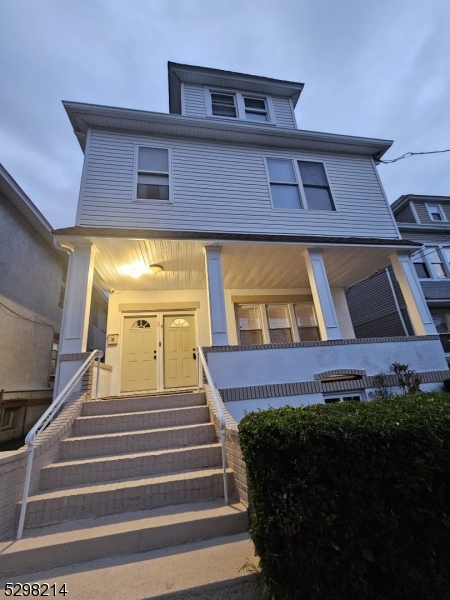 a view of a building with stairs