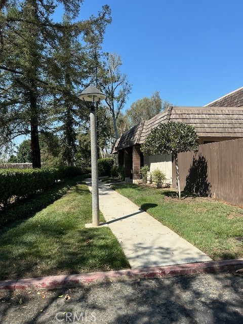 Entry to front door