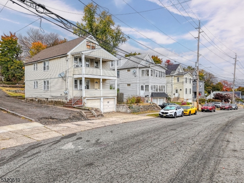 a view of a street with cars