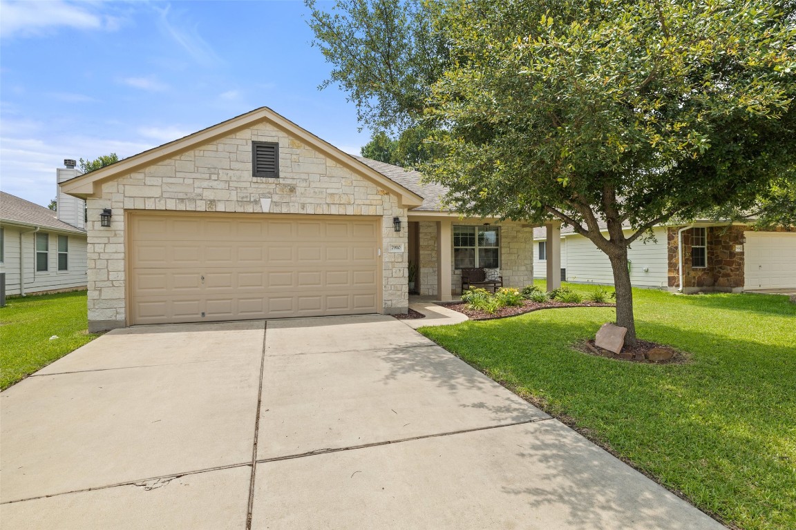 Charming 1 story in Berry Creek Villages with gorgeous trees.