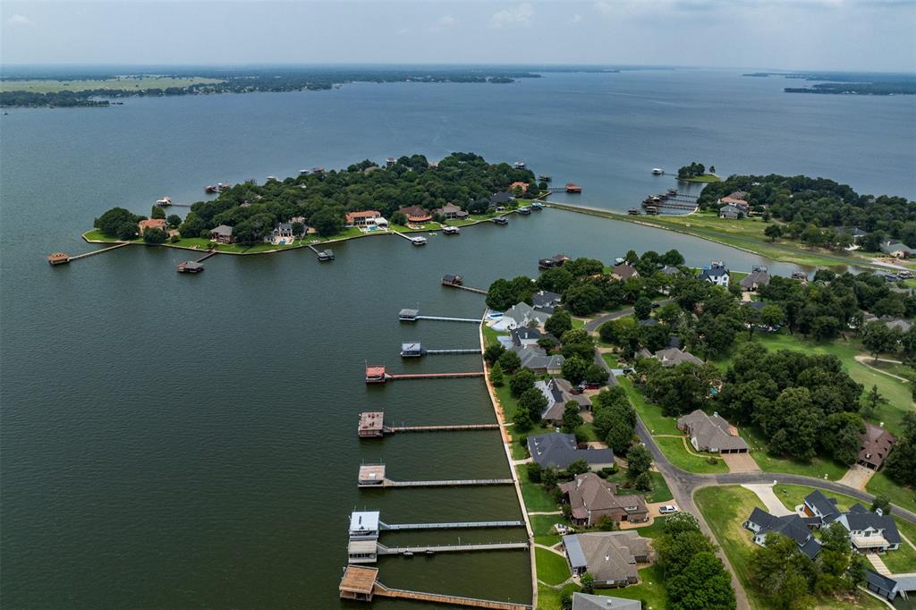 a view of a lake with a floor