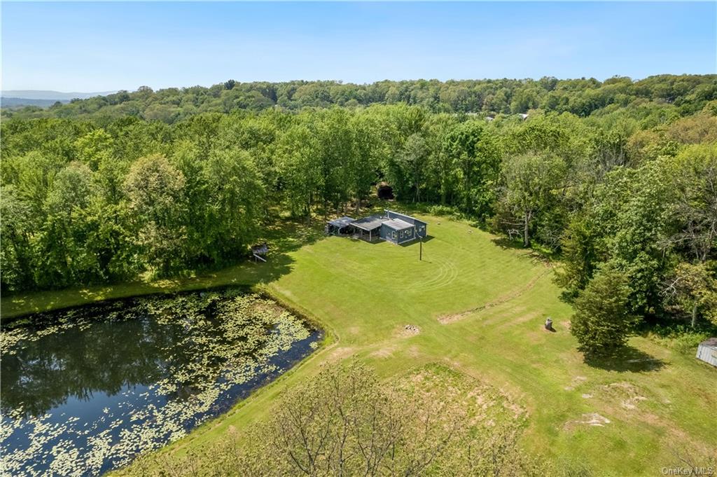 a view of an outdoor space and a lake view