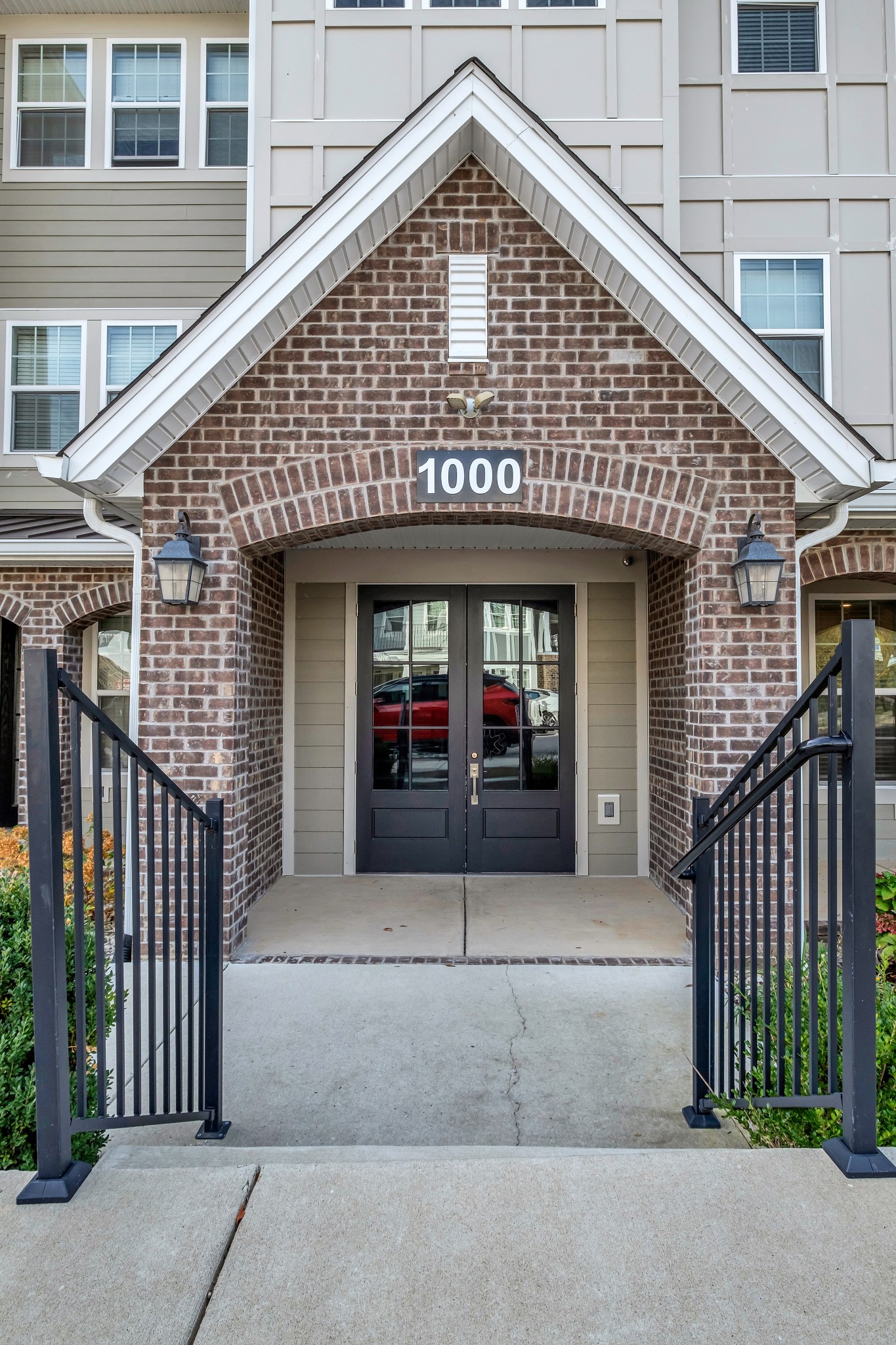 Foyer to building.  Key fob secure entry to building once inside the foyer.  Unit 1104 is located on the first floor and access to the one car garage is also on the first floor.