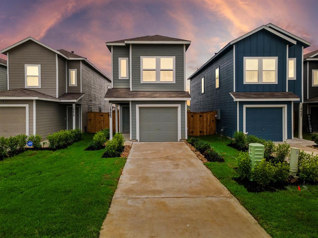 Imagine coming home to a brand new home with a garage and fenced in backyard each day.