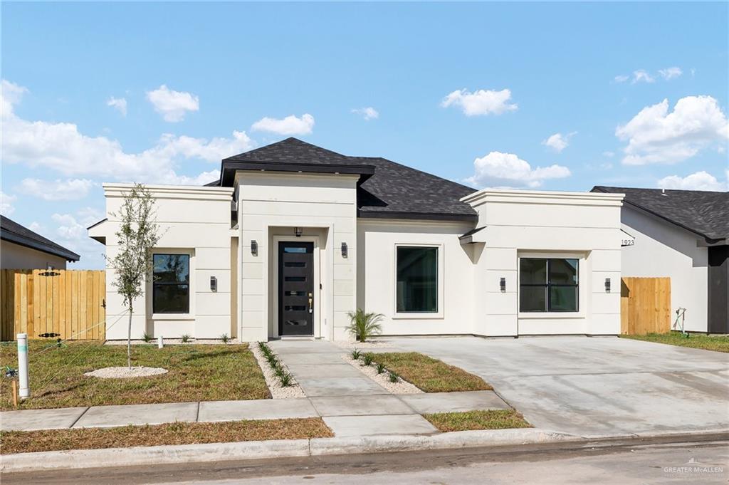 a view of a house with a patio