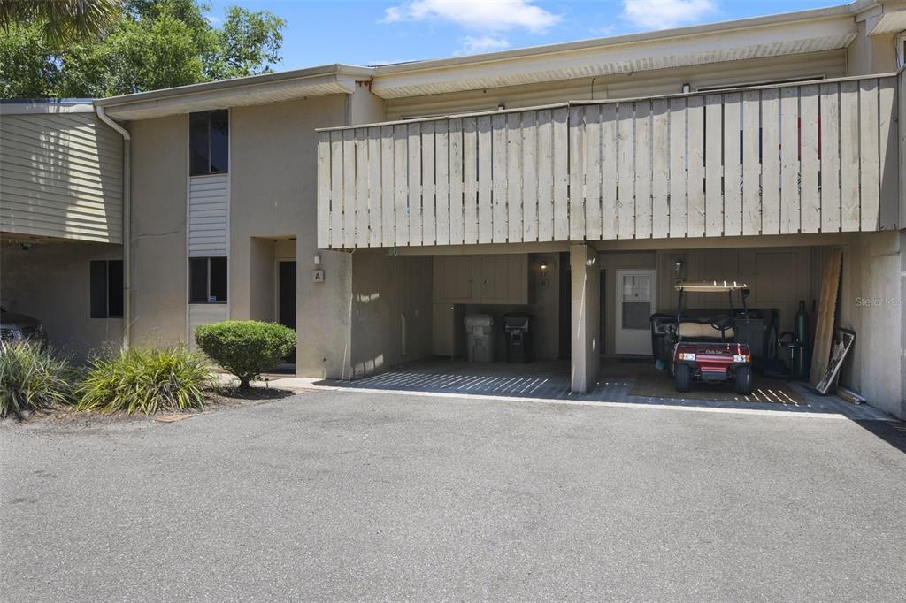 a view of a house with a garage