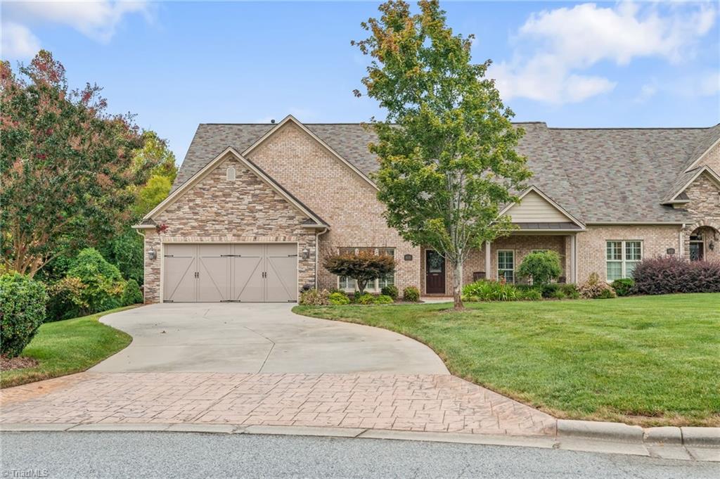 Front of townhome