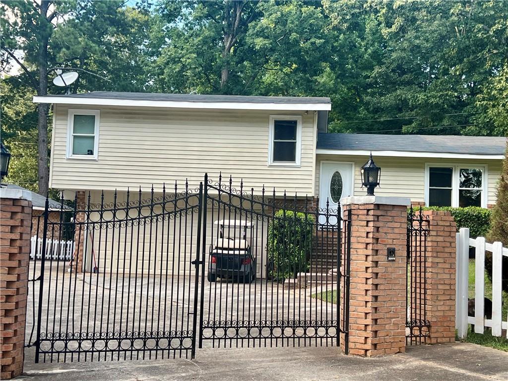 a view of a house with a roof deck