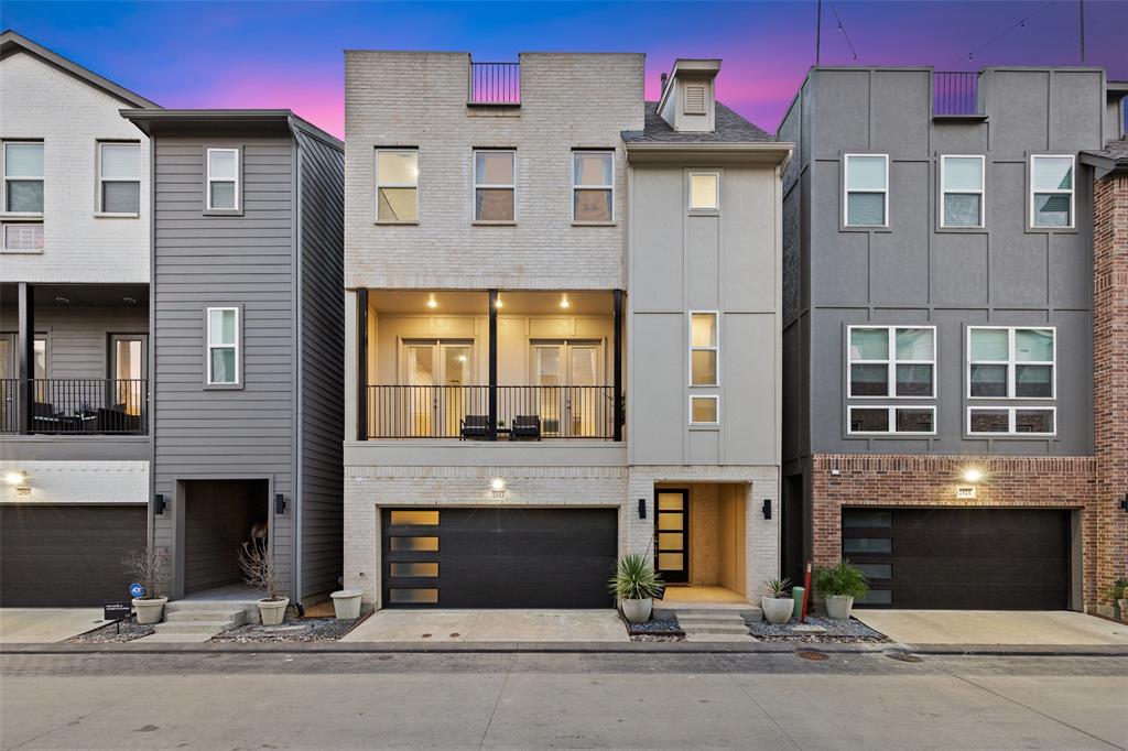 a front view of a multi story residential apartment building