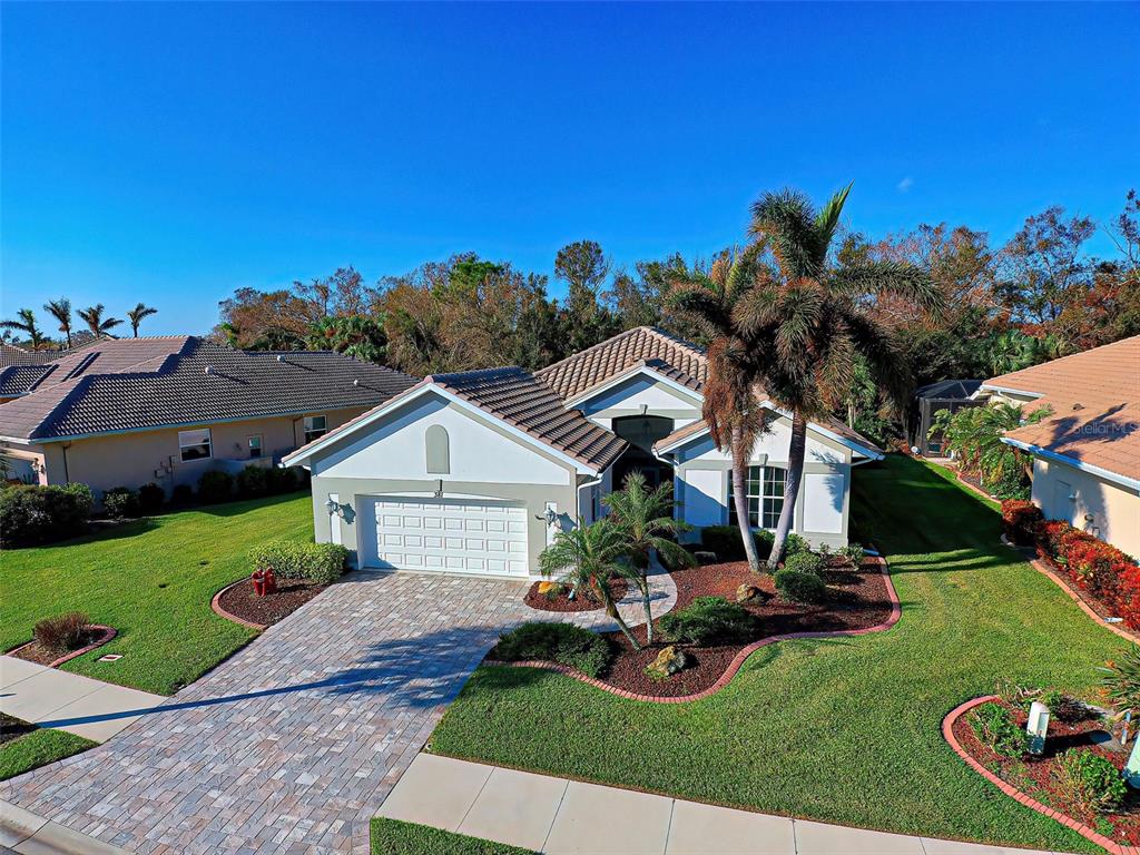 Welcome to your immaculate, move in ready Sawgrass home!  Enjoy the large, solar heated saltwater pool on your tranquil lanai.