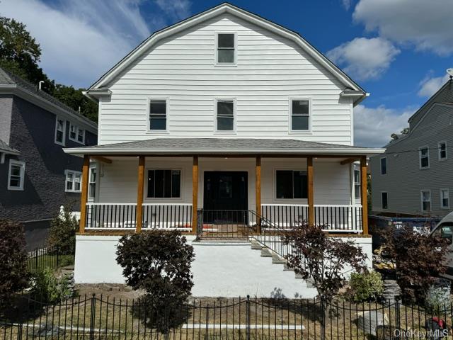 View of front of house with a porch