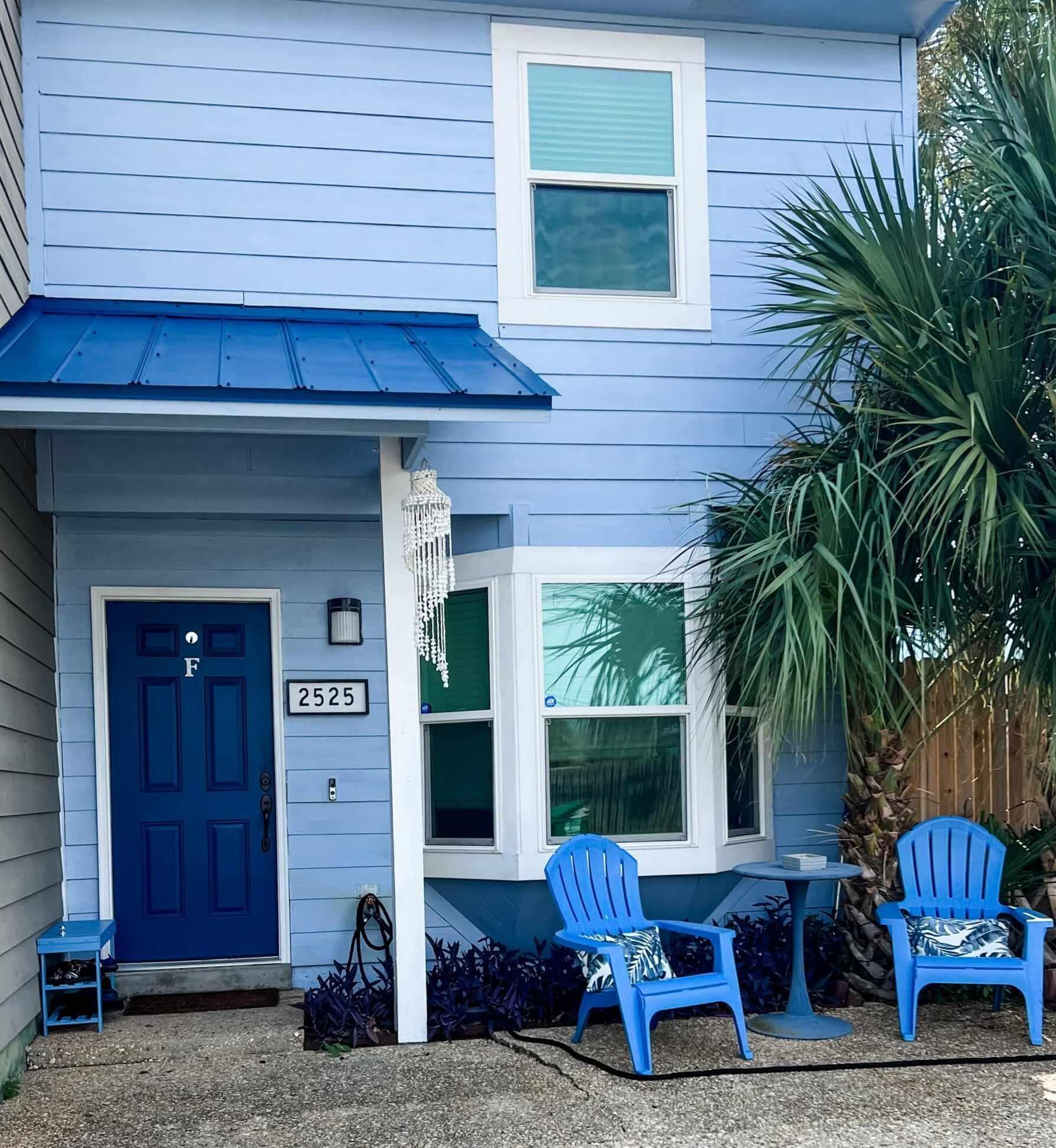 a view of a house with a patio