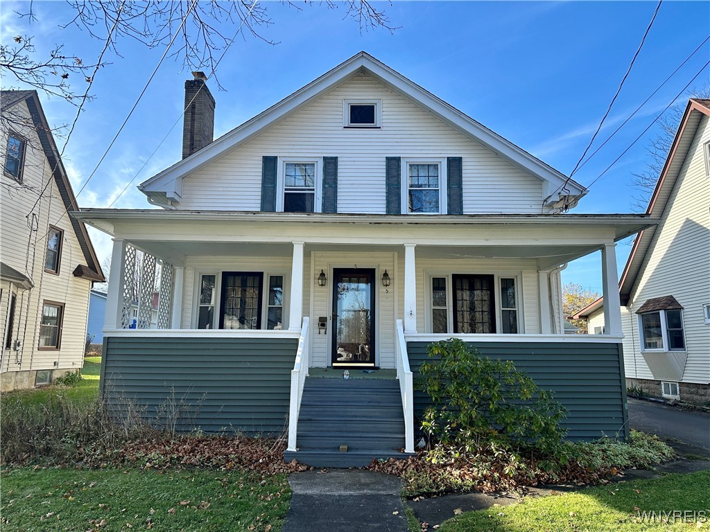 Front view of house