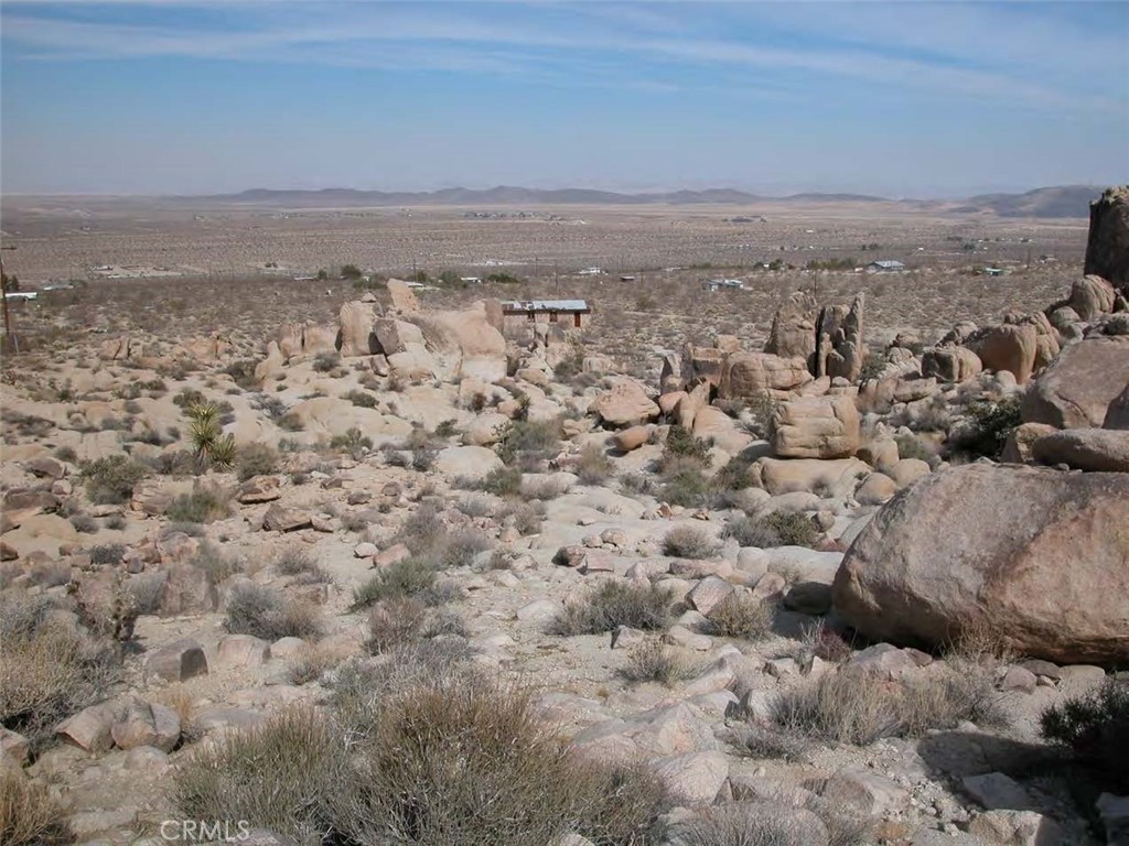 a view of city and mountain