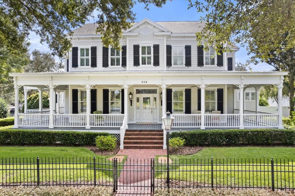 front view of a house that has a yard