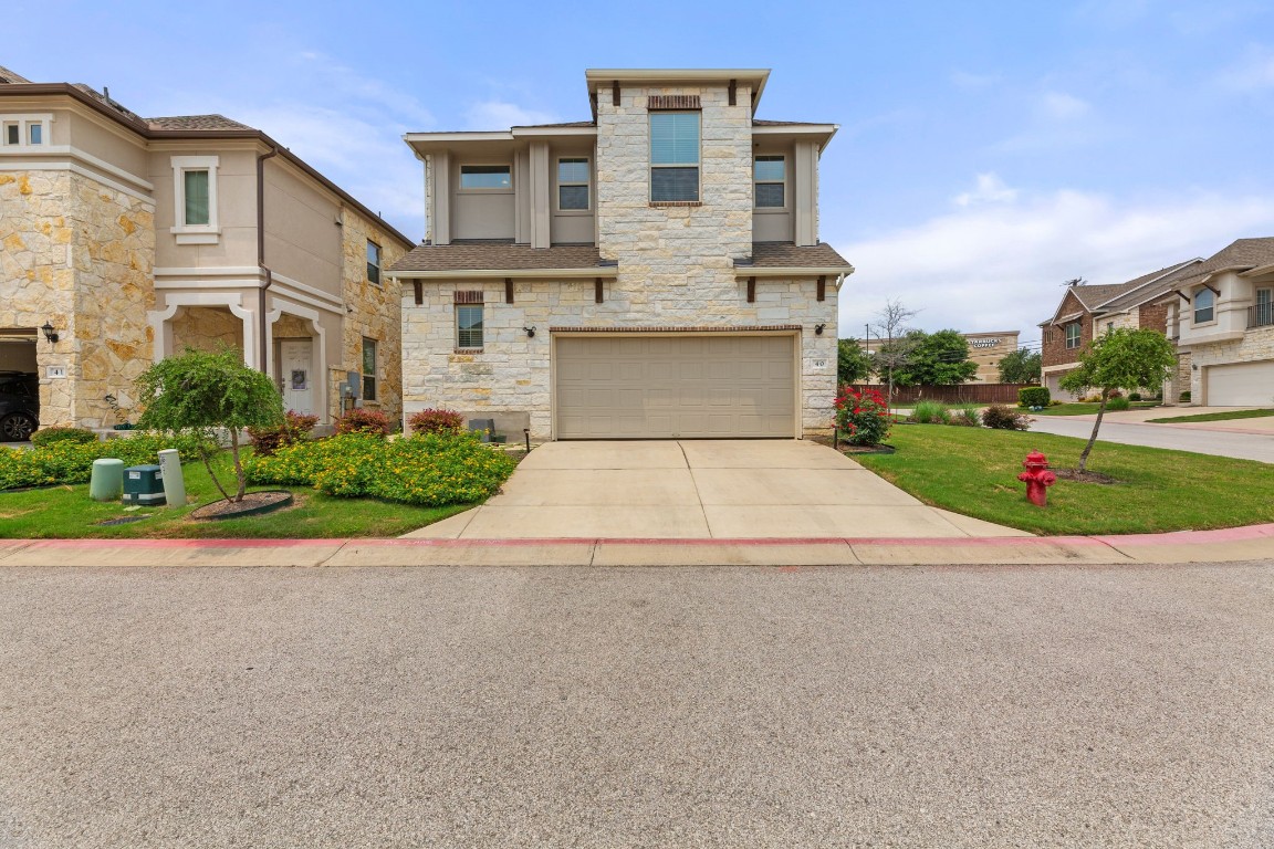 front view of house with a yard