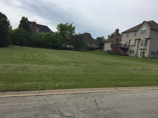 a backyard of a house