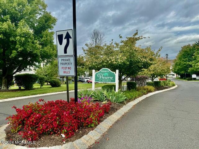 a street sign on the side of the road