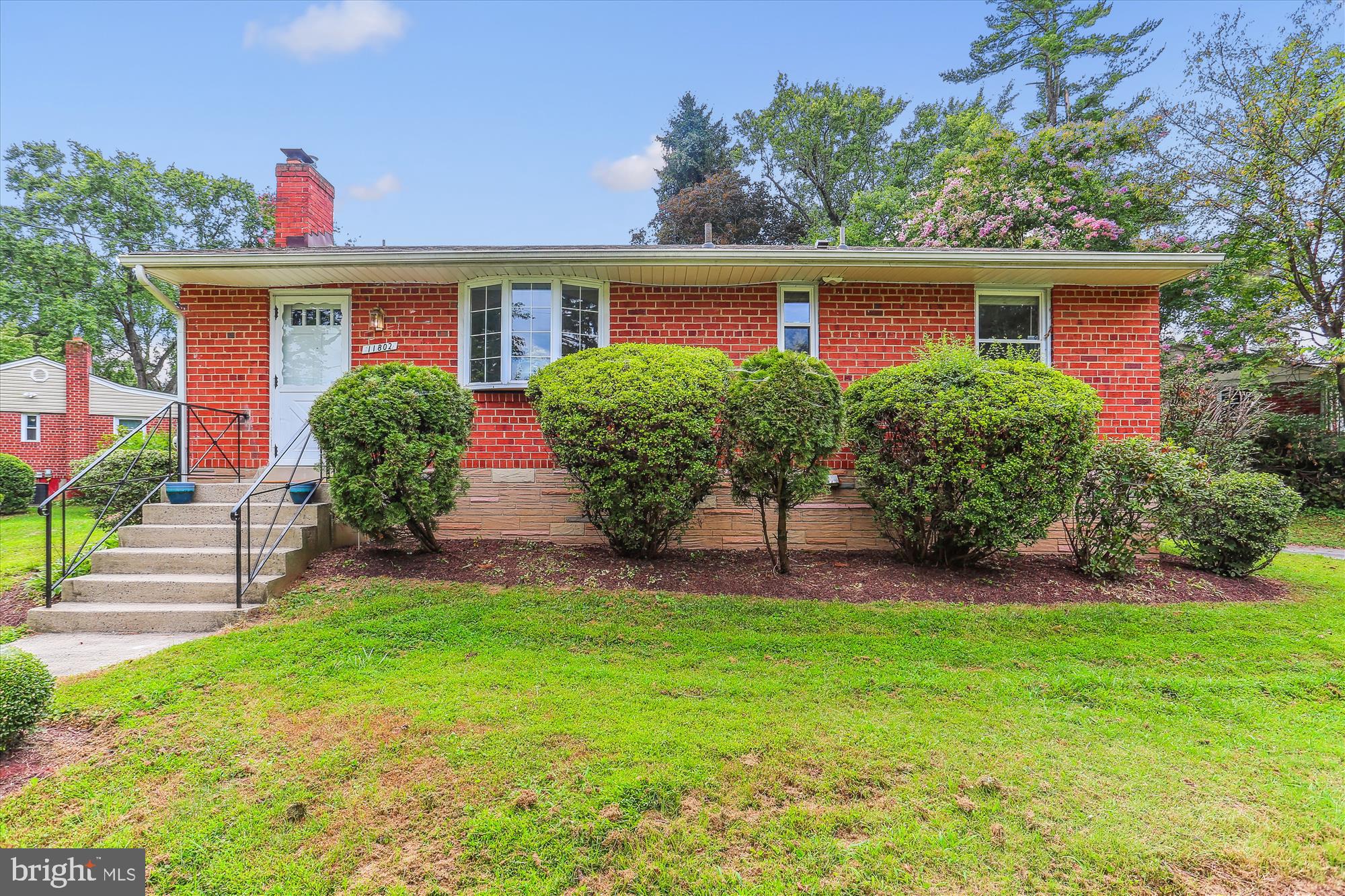 front view of house with a yard