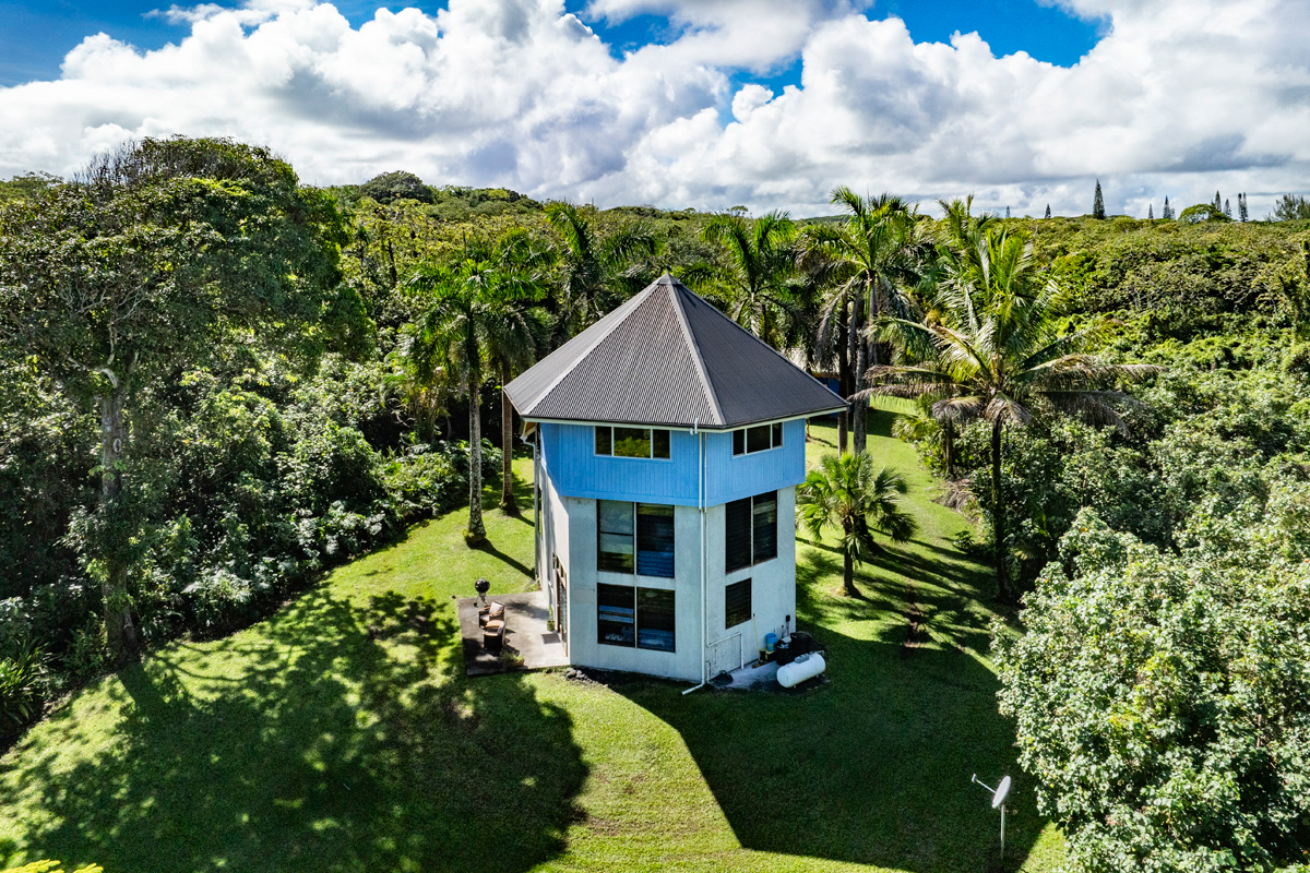 Aerial view of home