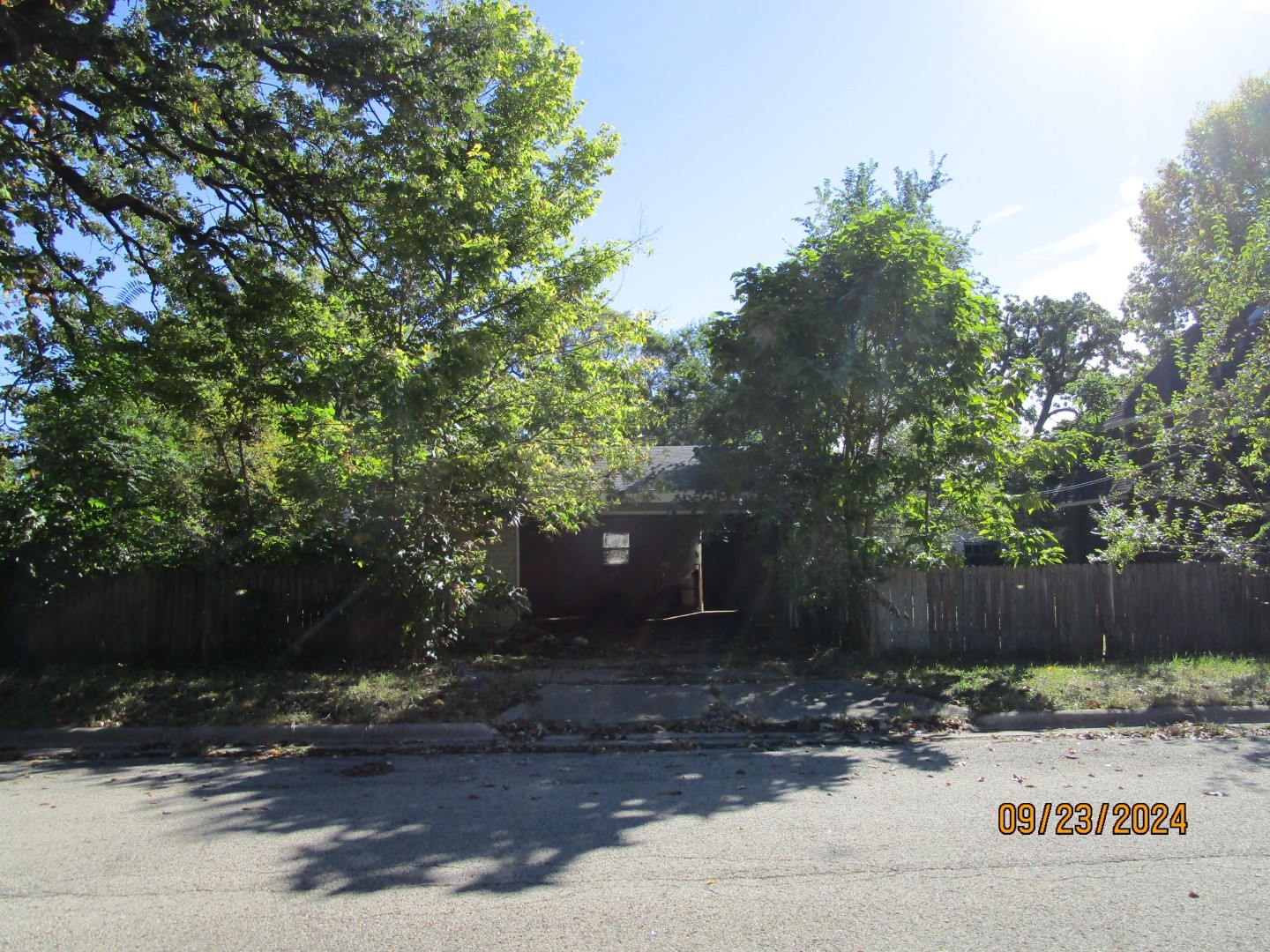 a view of a outdoor space and yard