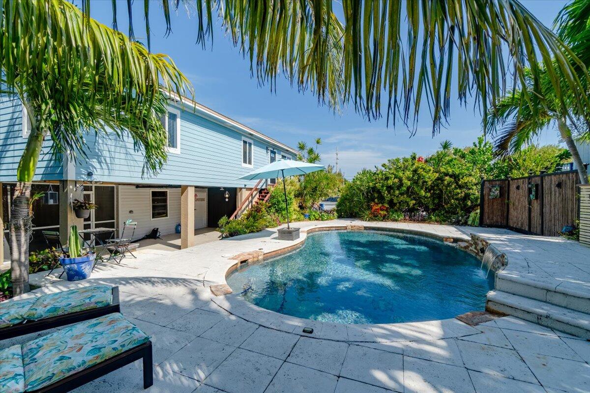 Concrete Pool - West Side of the House