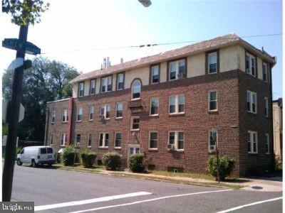 a front view of a building