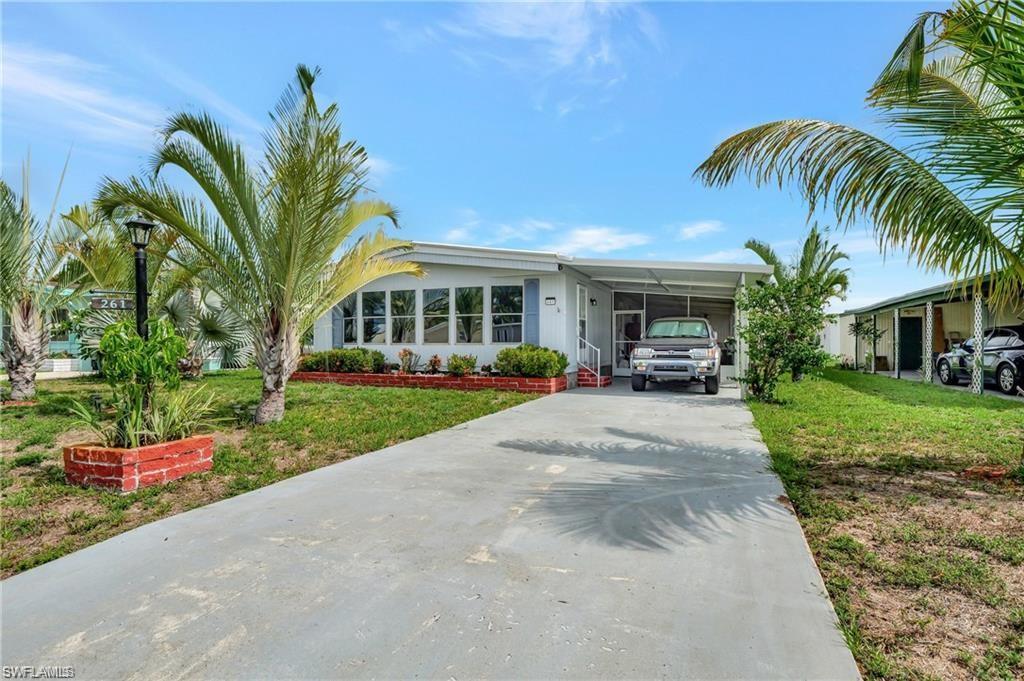 a view of a house with a patio