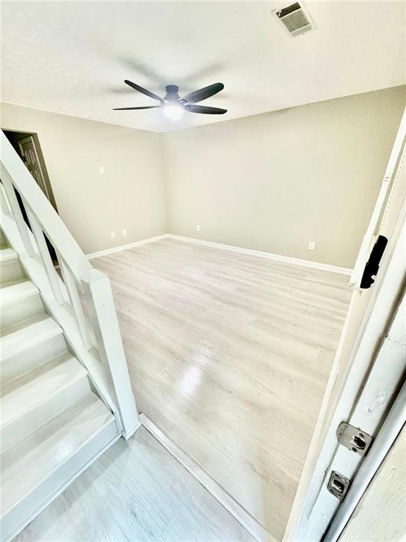 a view of wooden floor in a room