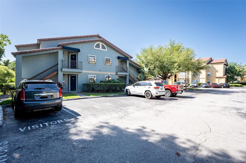 a car parked in front of a house