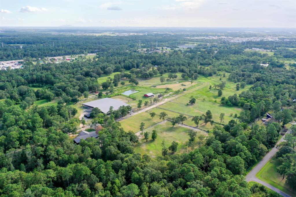 an aerial view of residential house with outdoor space