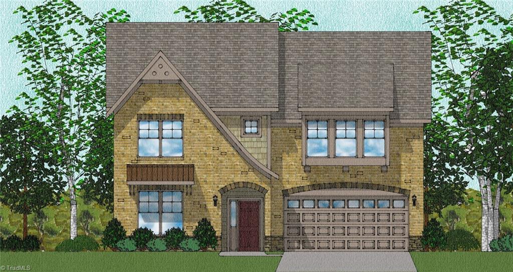 Langford Elevation E: Photo is rendering only and exterior could differ