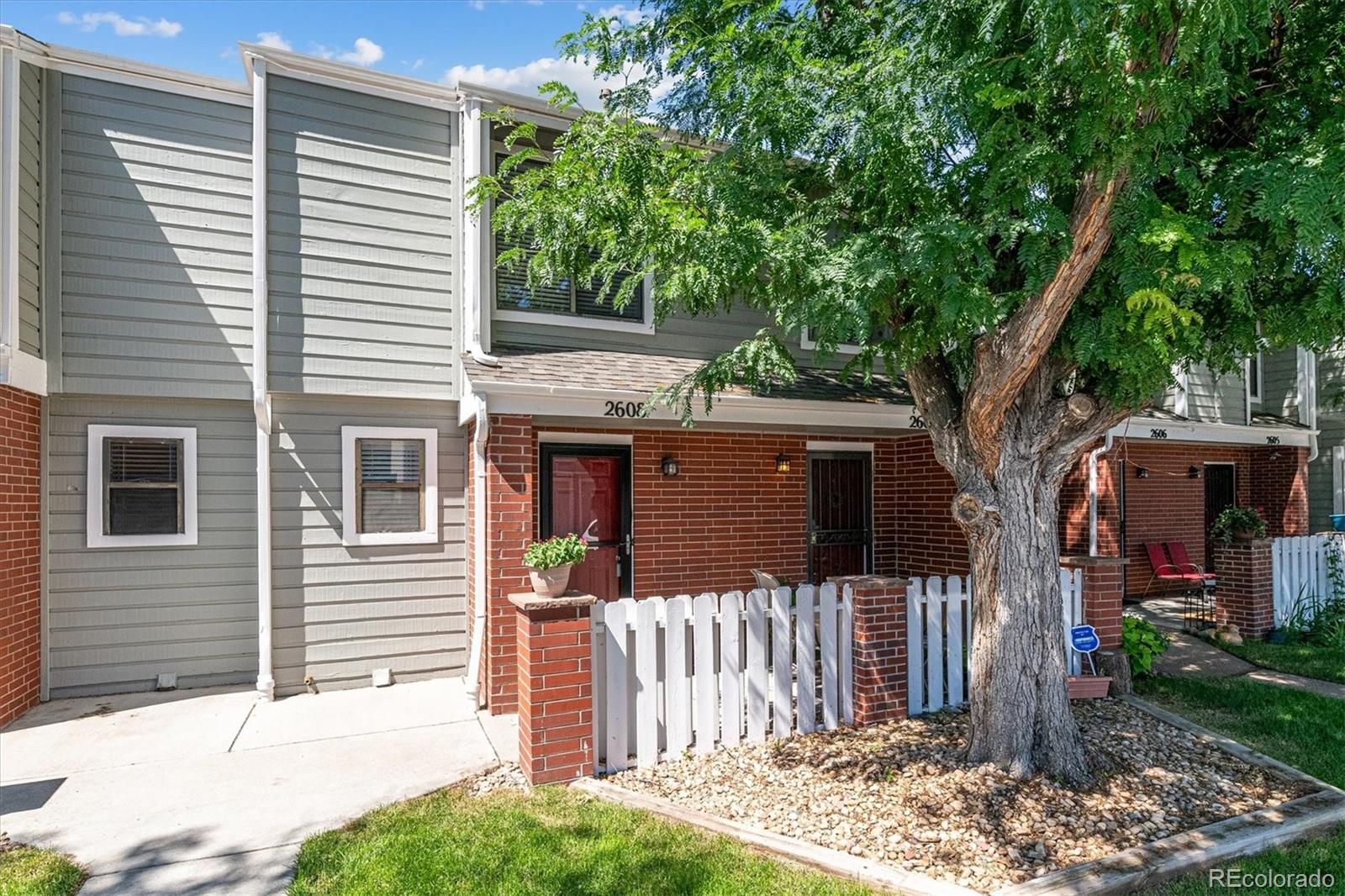 a front view of house with yard