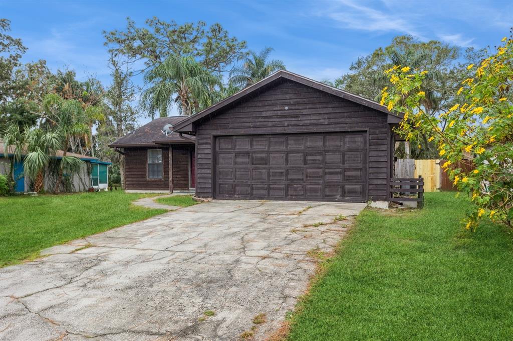 Cedar wood sided home