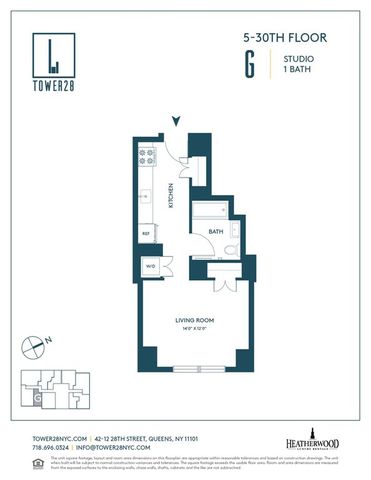 $3,416 | 42-12 28th Street, Unit 30G | Long Island City