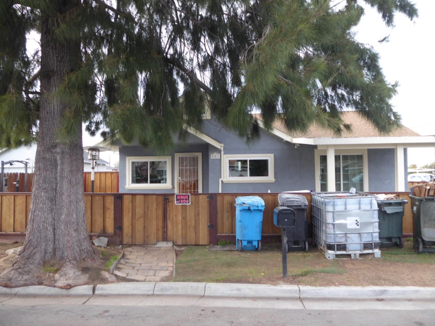 a view of a house with a patio