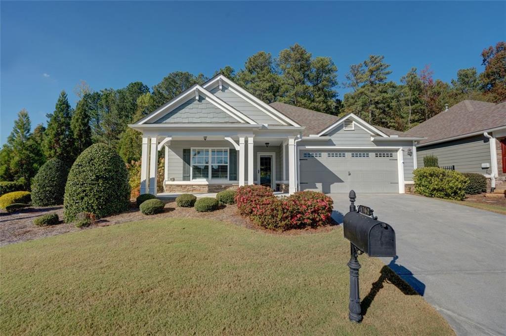 a view of a house with a outdoor space