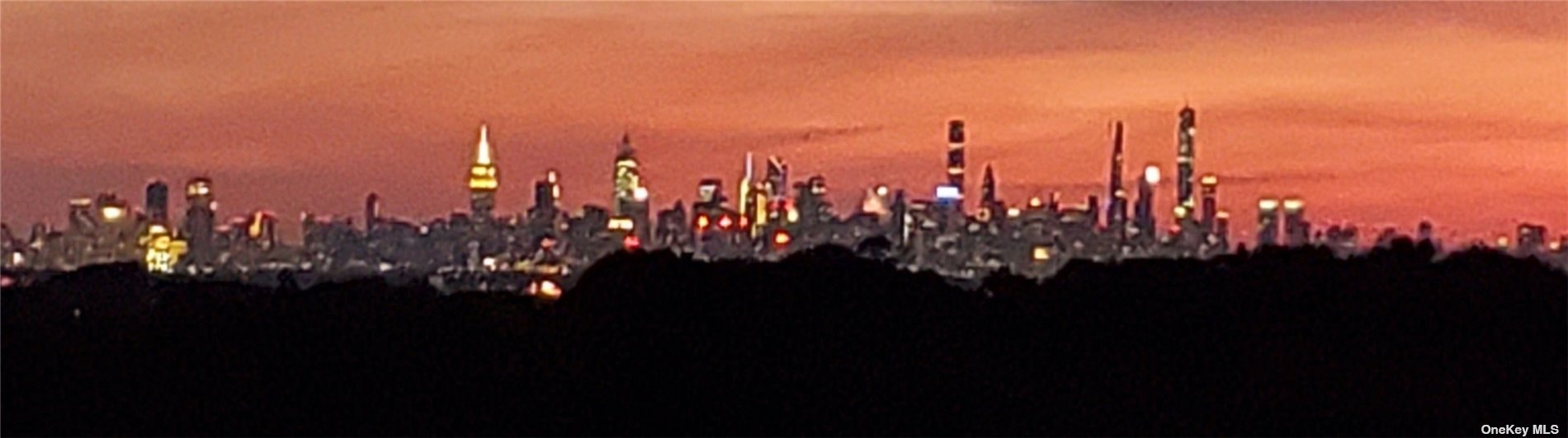 a view of a city with a city skyline in the background