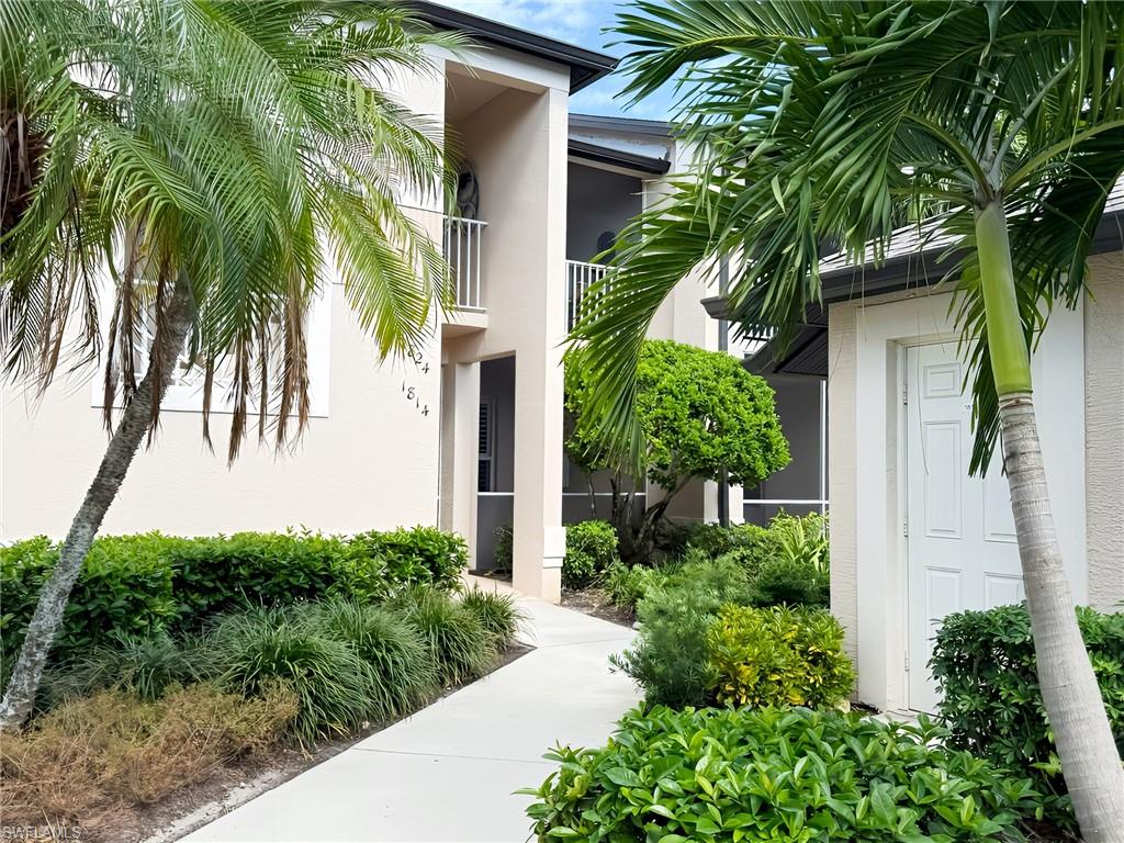 a view of a house with a plants